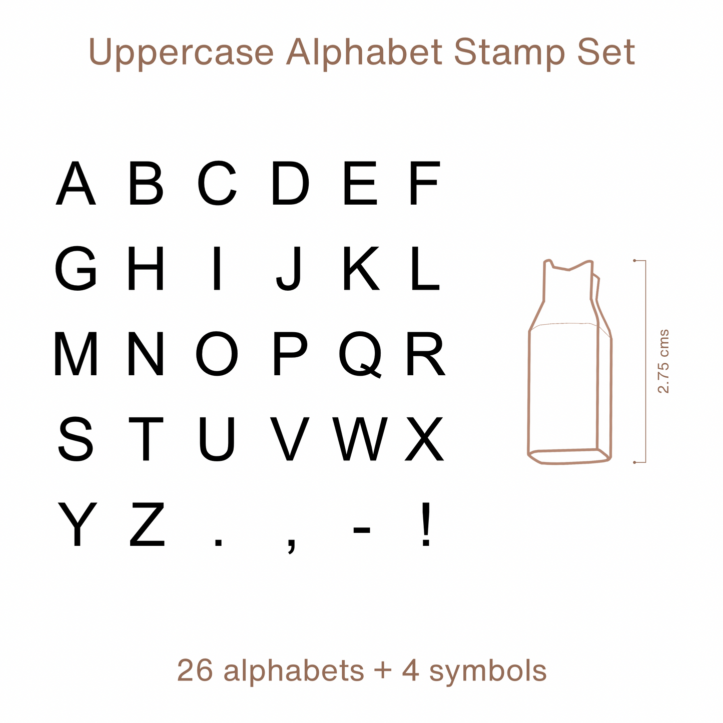 The Alphabet Stamp Set