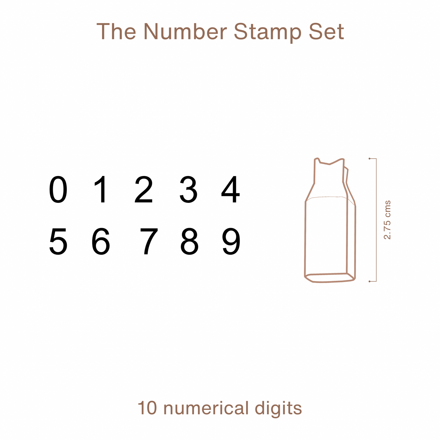 COMBO | Alphabet + Number Stamp Set